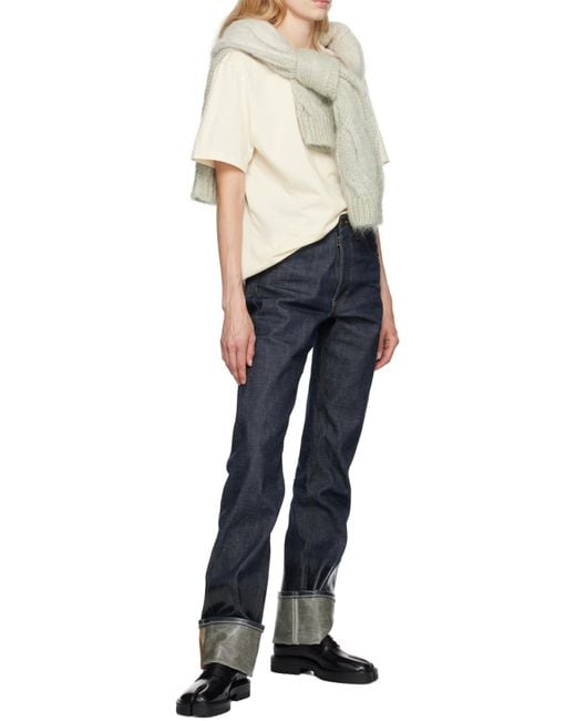 Maison Margiela Gray Tabi County Slip-On Loafers