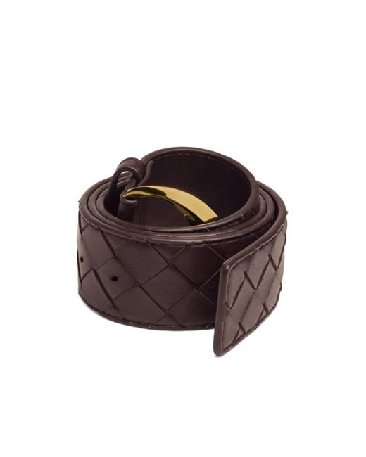 Bottega Veneta White Essential Twist Belt