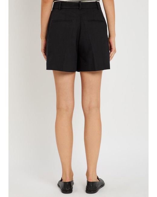 Anine Bing Black Belt Loop Shorts