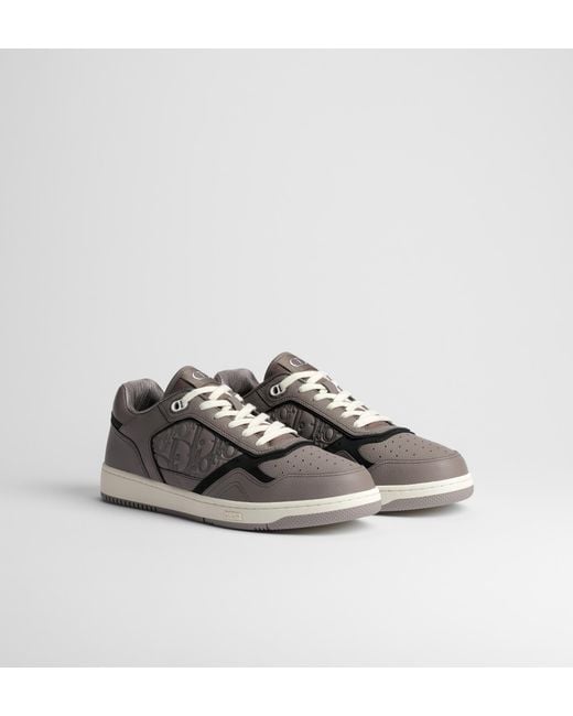 Dior Gray Homme B27 Uptown Low-Top Sneakers for men