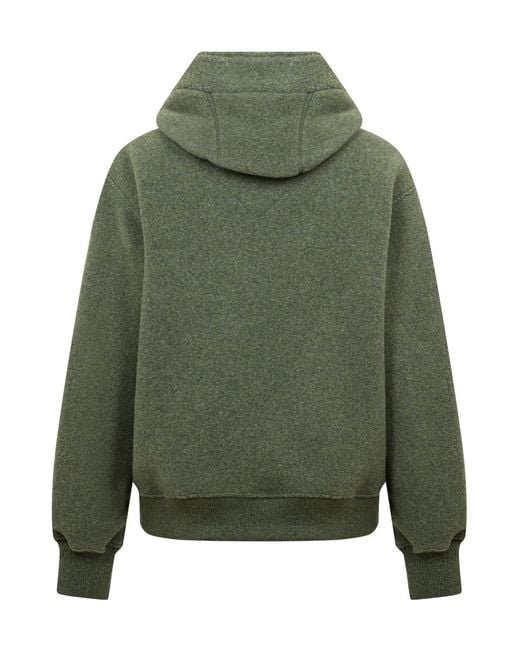 Canada Goose Green Front Zip Hooded Jacket for men