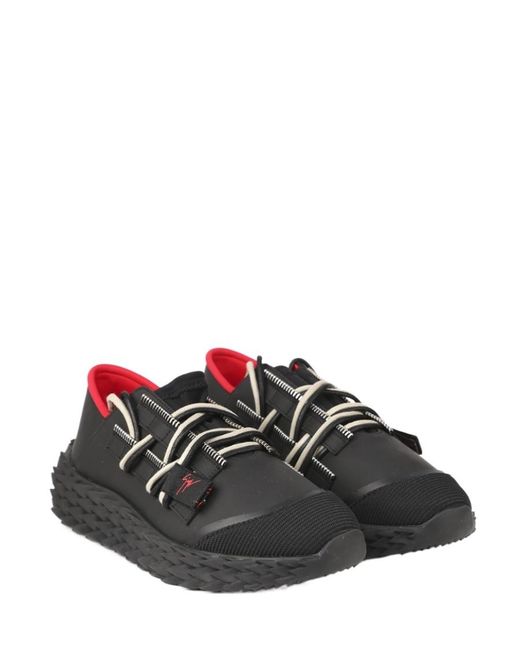 Giuseppe Zanotti Black Lace-Up Sneakers for men