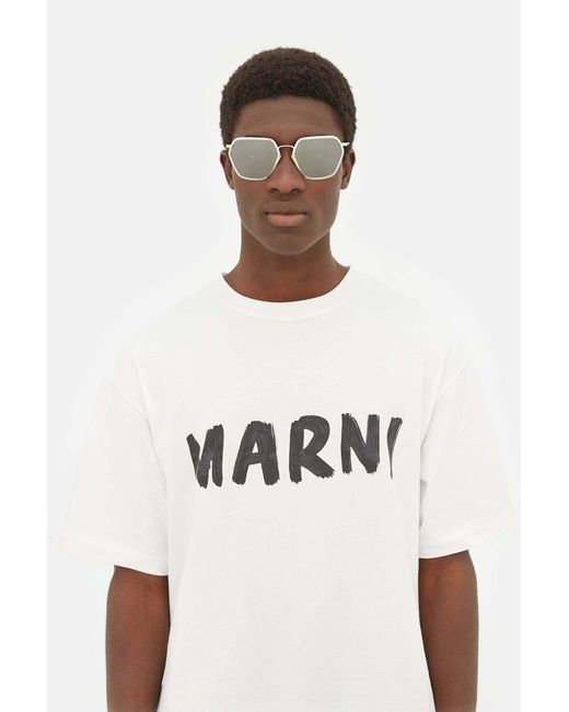 Marni White Great Noligwa Mine Argento for men