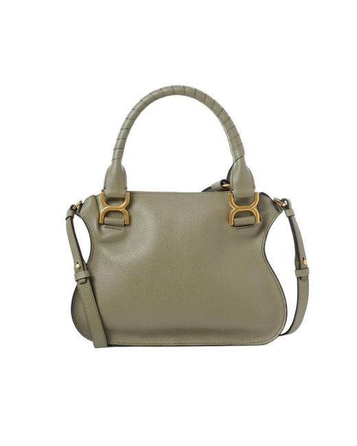 Chloé Green Chloé Marcie Small Tote Bag