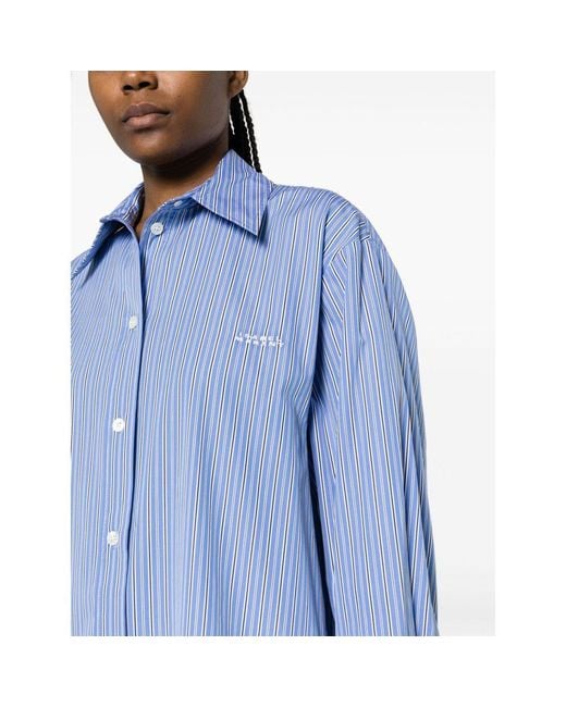 Isabel Marant Blue Cylvany Button-Up Shirt