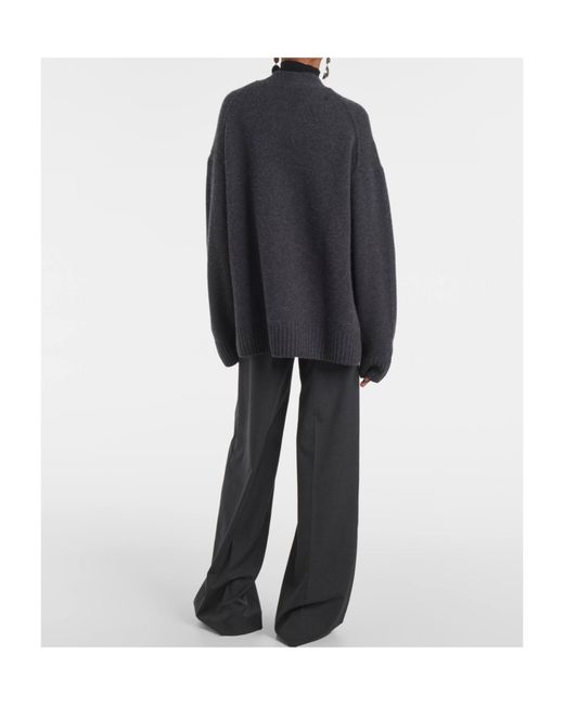 Joseph Blue Button Long-Sleeved Sweater