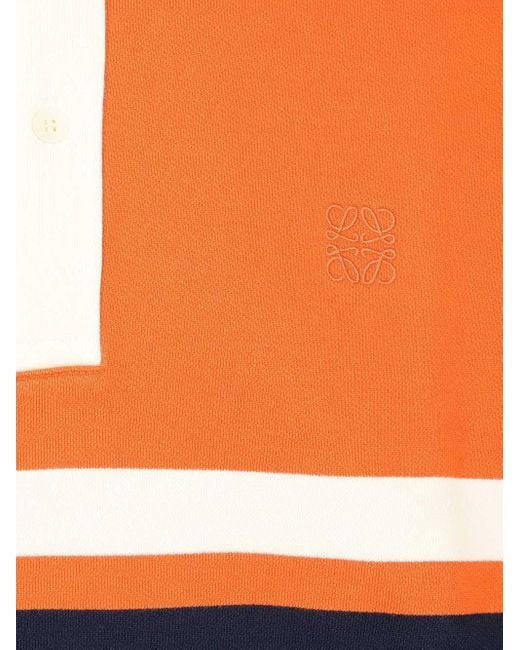Loewe Orange Anagram Polo for men