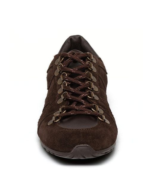 Steve Madden Brown Solid Color Low Top Trainers