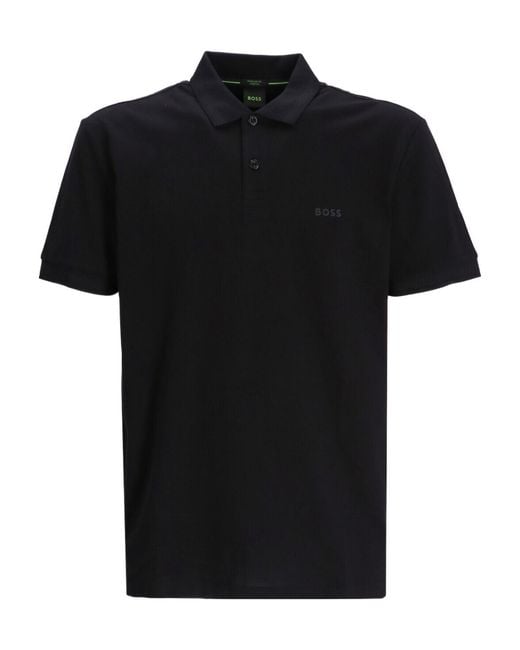 Boss Black Boss Short Sleeved Logo Printed Polo Shirt for men