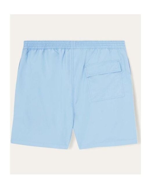 Loro Piana Blue Loose Waist Swimming Trunks for men
