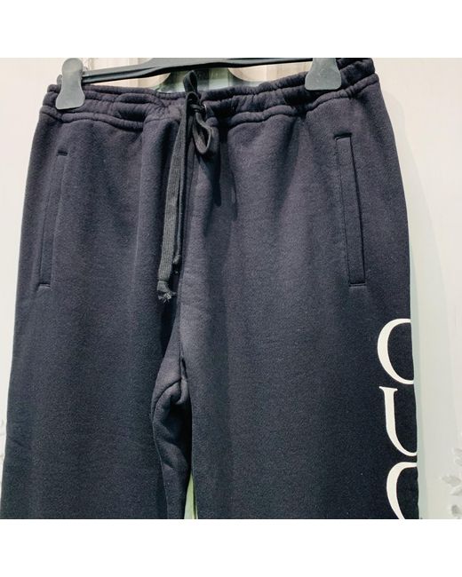 Gucci Blue Printed Sweatpants for men