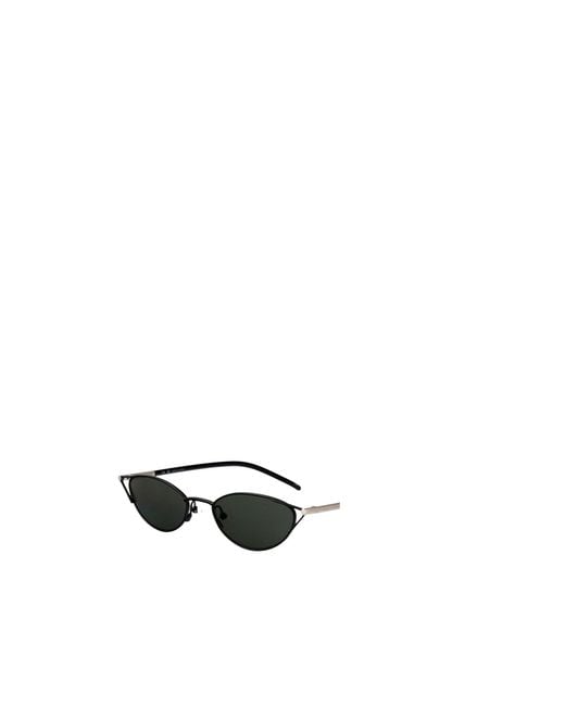 McQueen White Eyewear Cat-Eye Frame Sunglasses