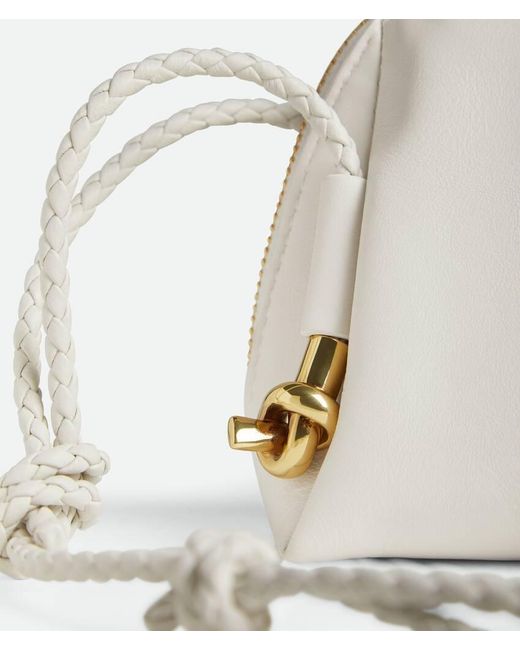 Bottega Veneta White Concert Pouch