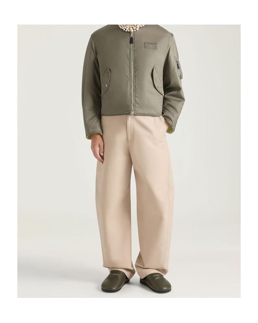 Givenchy Green Puffy Mules for men
