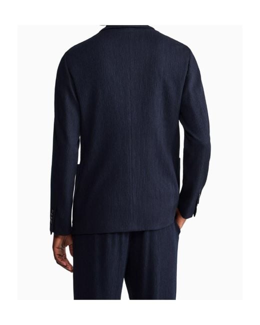 Giorgio Armani Blue Blazer Regular Fit for men