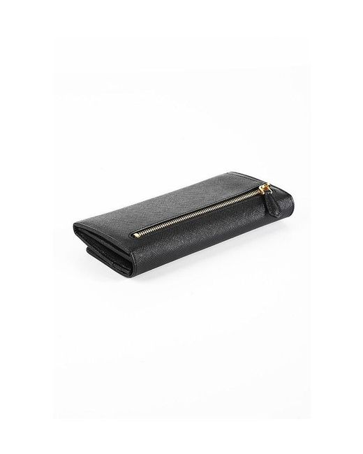 Prada Black Continental Wallet