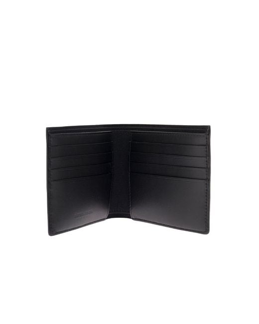 Bottega Veneta Green Embroidered Logo Folded Wallet for men