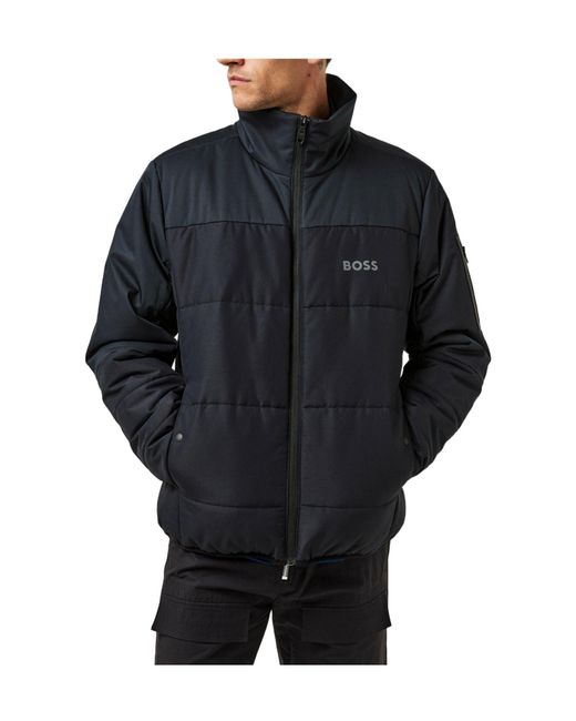 Boss Blue Simple Casual Jacket for men