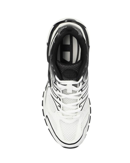 DIESEL White S-Serendipity Low-Top Sneakers for men
