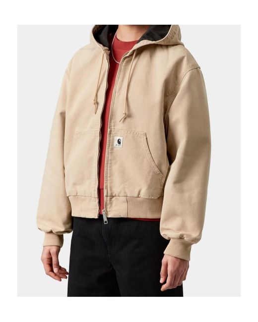 Carhartt Natural Og Active Zip Hooded Jacket