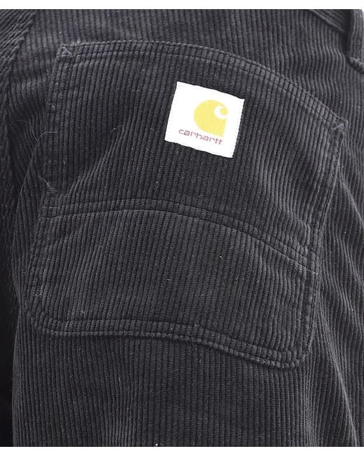 Carhartt Gray Logo Casual Pants for men