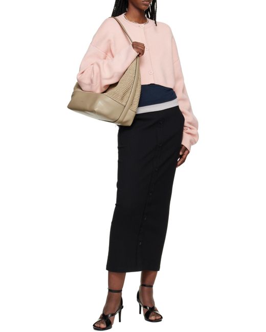 Totême Natural Totême Woven Buckle-Fastened Tote Bag