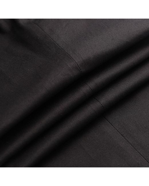 Moncler Black Low-Rise Tailored Trousers