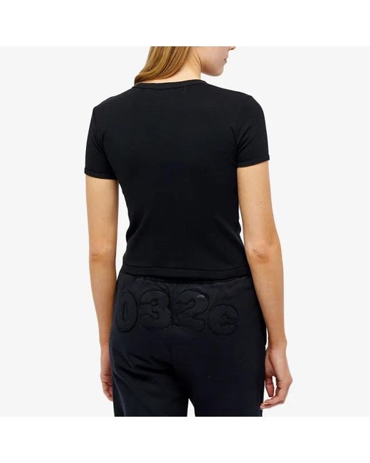 Ambush Black Short-Sleeved Crewneck T-Shirt