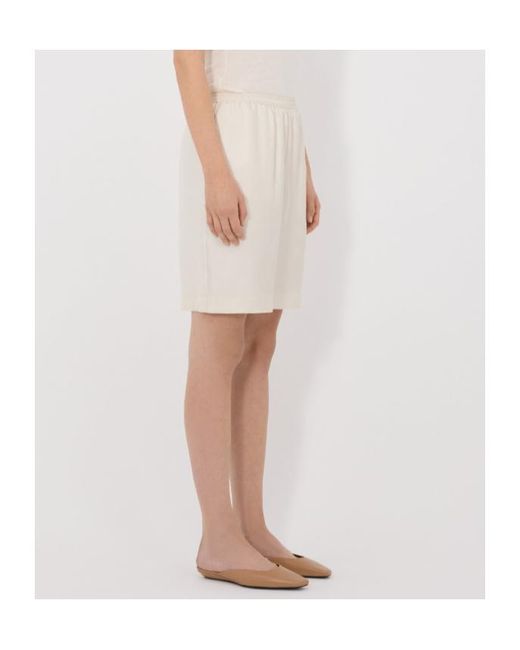 Loulou de Saison White Zinia Lds Shorts