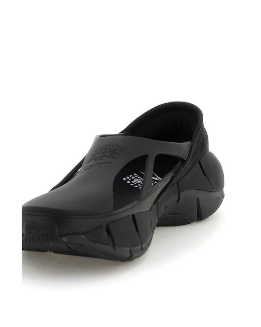 Maison Margiela Black X Reebok Cut-Out Sneakers
