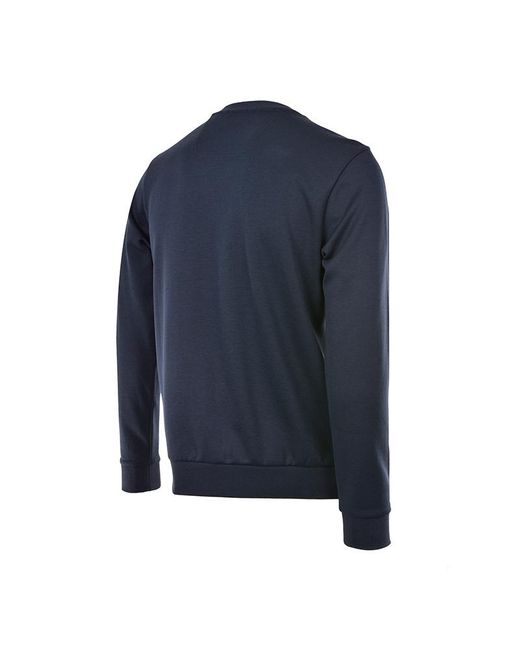 Boss Blue Logo Leisure Long-Sleeved Sweater for men