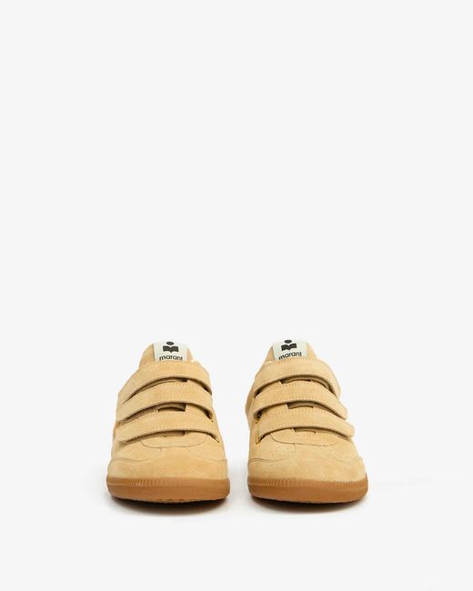 Isabel Marant Natural Beth Touch-Strap Sneakers