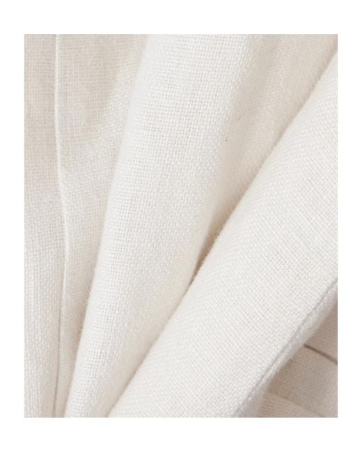 Posse White Edie Linen Blazer
