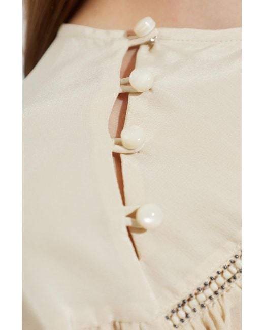 Isabel Marant Natural Nuna Top