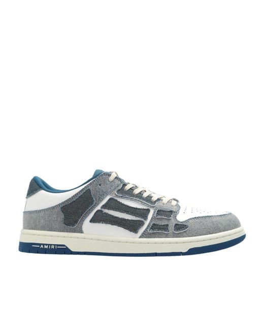Amiri Gray Vintage Skel Top Low Sneakers for men