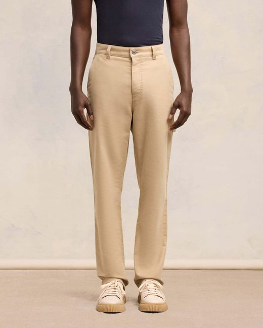 AMI Natural Ami Logo-Patch Worker Trousers for men