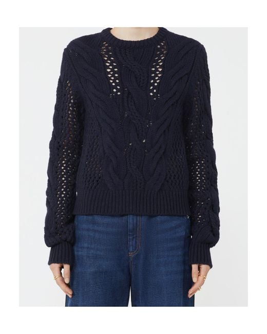 Sportmax Black Crewneck Long-Sleeved Jumper
