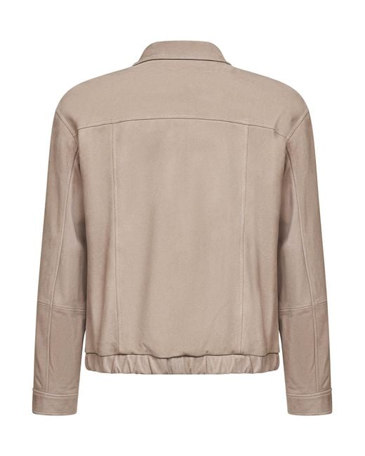 Brunello Cucinelli Pink Country Outerwear Jacket for men