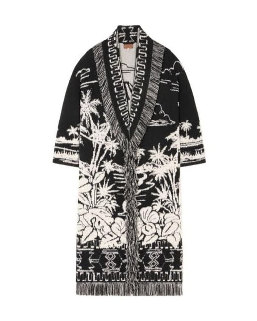 Alanui Black Palm Grove Tales Coat