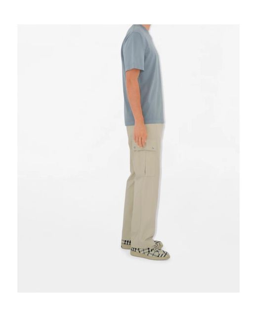 Burberry Blue B Shield T-Shirt for men