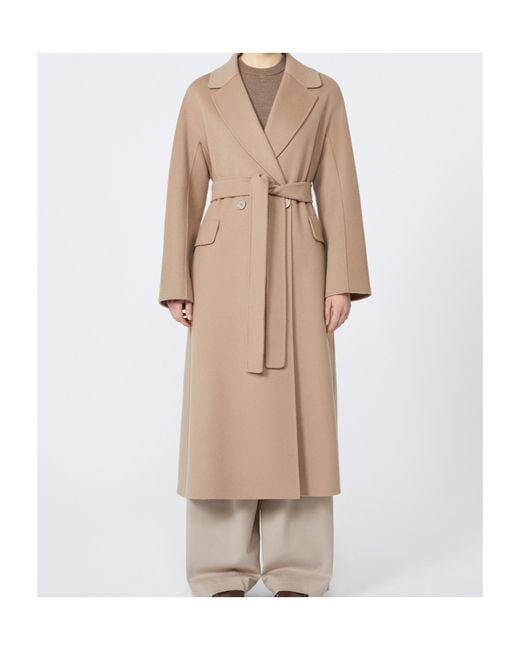 Max Mara Natural 'S Enzo Double-Breasted Coat