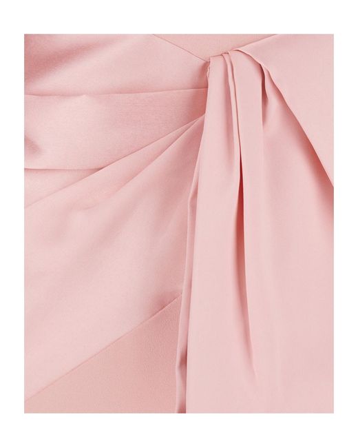 Solace London Pink Rhianne Long-Sleeved Dress