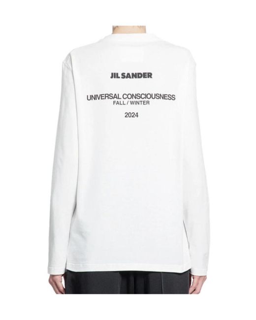 Jil Sander White Short-Sleeved T-Shirt