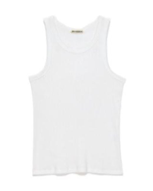J.W. Anderson White Jw Anderson Sheer Cami Vest Top