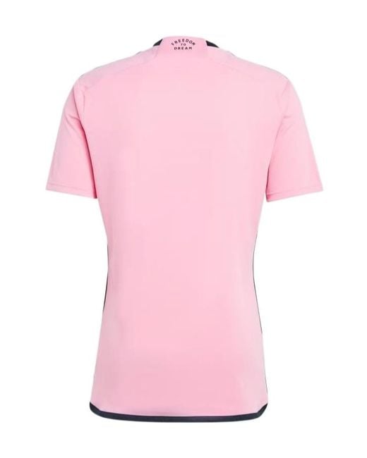 Adidas Pink Inter Miami Cf 24/25 Home Shirt T-Shirt for men