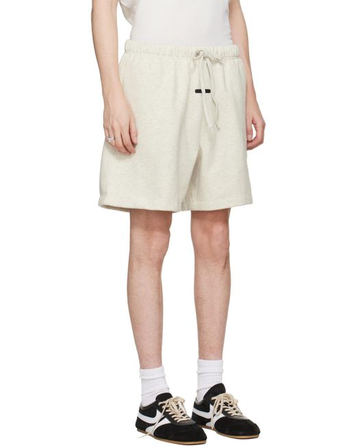 Fear Of God White Wide Leg Shorts for men