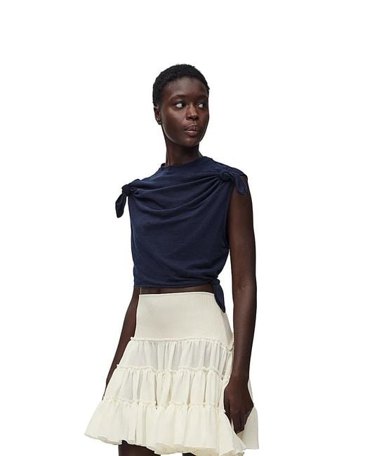 Loewe Blue Knot Top