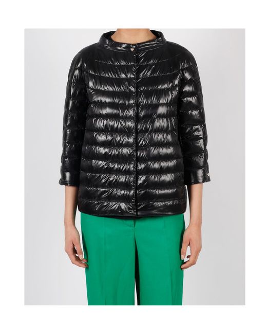 Herno Black Padded Coat