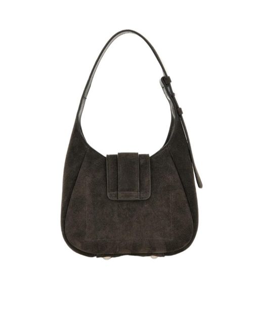 Hogan Black Palissandro Suede Shoulder Bag