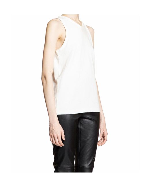 The Row White Marius Tank Top
